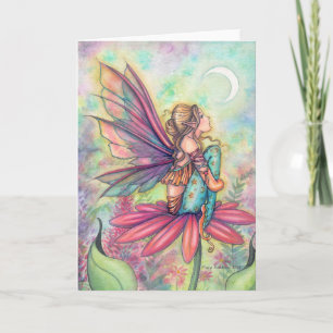 Tarjeta Un mundo vibrante Arte de hadas de Molly Harrison