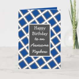 Tarjeta Un nesobrino feliz de cumpleaños personalizado