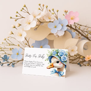 Tarjeta Un niño grosero con ducha de bebé Libros para bebé