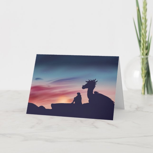 Tarjeta Un nuevo amanecer (Anverso)