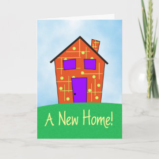Tarjeta ¡Un nuevo hogar!