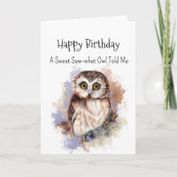 Un pájaro divertido del cumpleaños de la personali