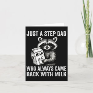 Tarjeta Un Papá Paso Que Siempre Regresó Con La Leche