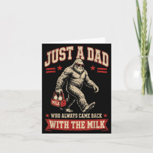 Tarjeta Un Papá Que Volvió Con La Leche Día Del Padre