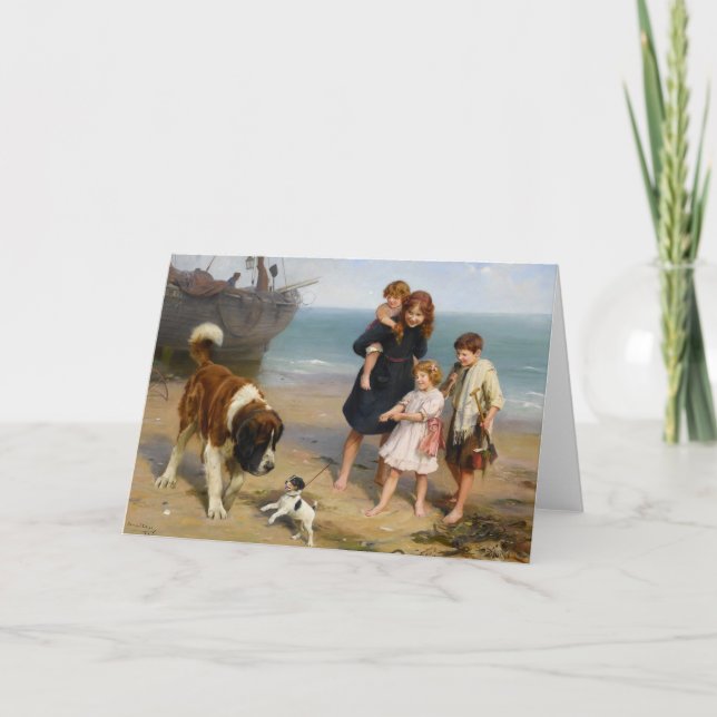 Tarjeta Un par improbable | Arthur John Elsley (Anverso)