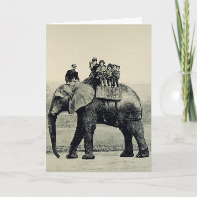 Tarjeta Un paseo de despedida en jumbo (Anverso)