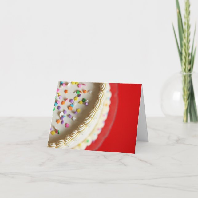 Tarjeta Un pastel solo para ti (Anverso)