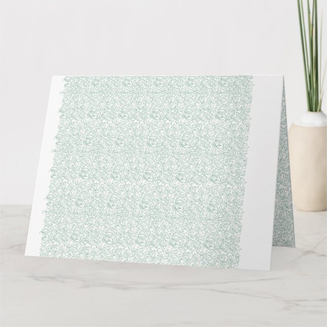 Tarjeta Un patrón geométrico sin fisuras con interlocación (Anverso)