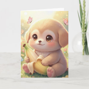 Tarjeta Un pequeño amigo de la pradera – Animal fantástico