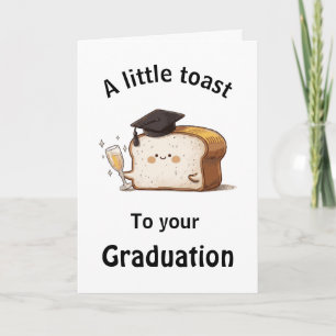 Tarjeta Un pequeño brindis por tu graduación