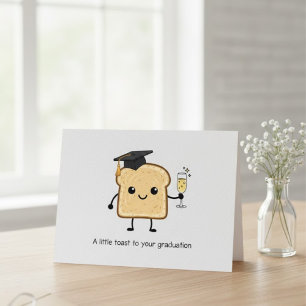 Tarjeta Un pequeño brindis por tu graduación Lindo juego d