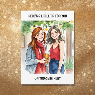 Tarjeta Un pequeño consejo de cumpleaños para ti   Humor d
