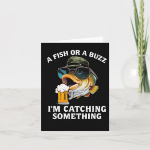 Tarjeta Un pez o un rumor que estoy atrapando algo