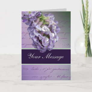 Tarjeta Un poco de lila