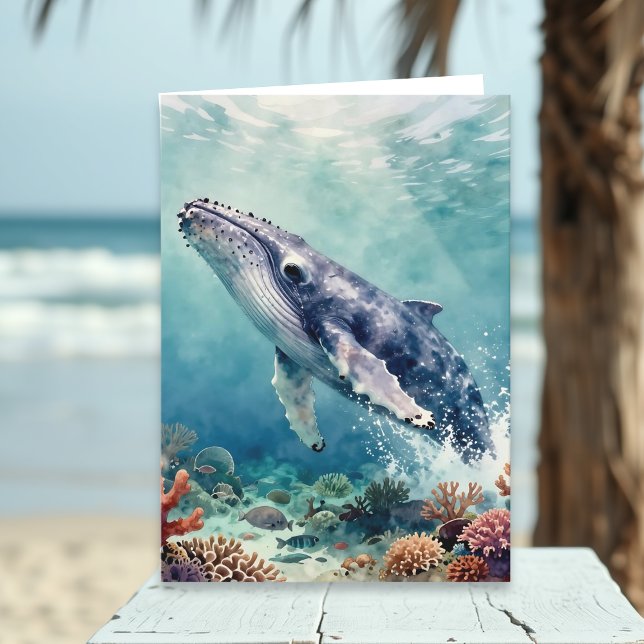 Tarjeta Un poema de cumpleaños con tema oceánico  (Subido por el creador)