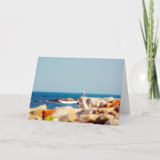 Tarjeta Un post de Gull (Anverso)