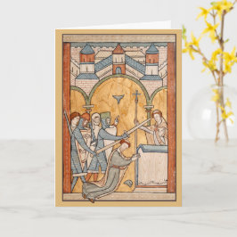 Tarjeta Un primer martirio de St. Thomas Becket en el arte