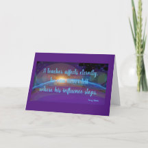 Un profesor afecta a la eternidad