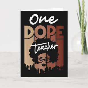 Tarjeta Un profesor de drogas maestro negro magia historia