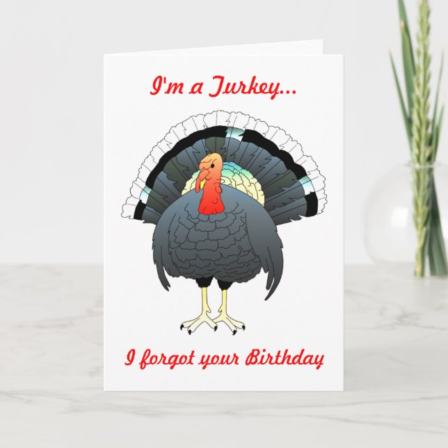 Tarjeta Un qué cumpleaños de Turquía (Anverso)
