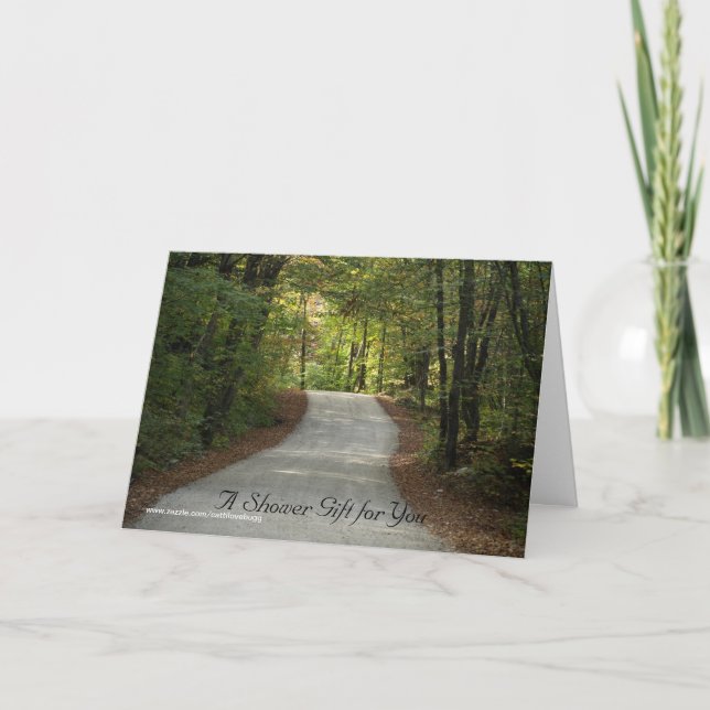 Tarjeta Un regalo de ducha (Anverso)