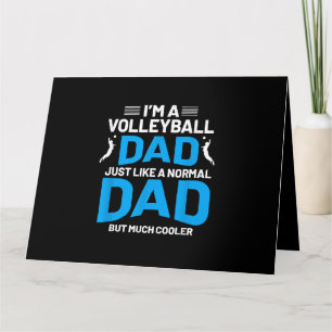 Tarjeta Un regalo divertido de voleibol para hombres y muj