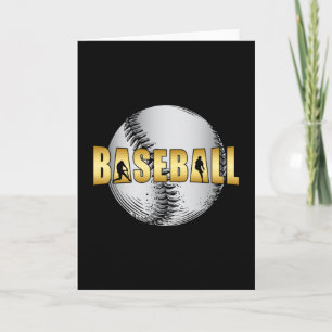Tarjeta Un regalo divertido para la pelota de béisbol Pitc