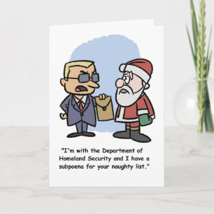 Tarjeta Un regalo para Santa Claus