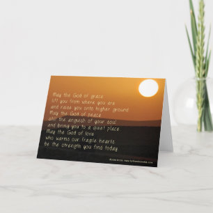 Tarjeta Un rezo inspirador para los que están luchando