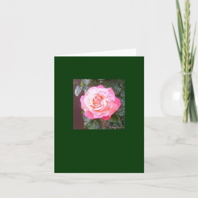 Tarjeta Un Rosa personal (Anverso)