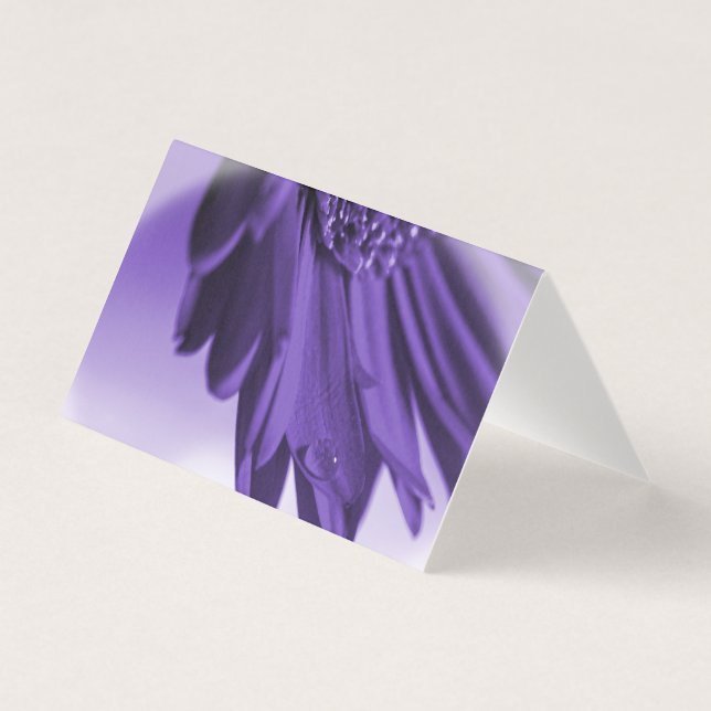 Tarjeta un saludo de flor (Anverso)