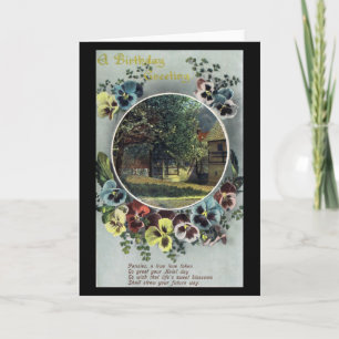 Tarjeta Un saludo del cumpleaños