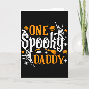 Tarjeta Un Soky Papá Divertido Halloween Familia Combinand