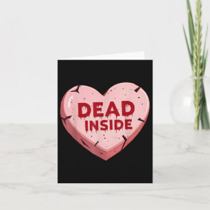Tarjeta Un solo divertido anti Día de San Valentín muerto