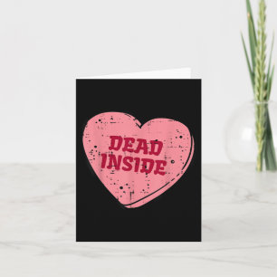 Tarjeta Un solo divertido anti Día de San Valentín muerto