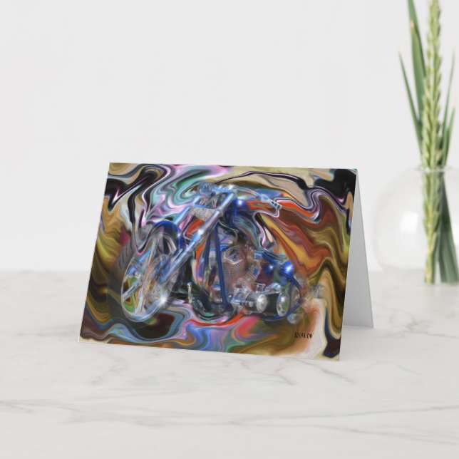 Tarjeta Un sueño azul (Anverso)