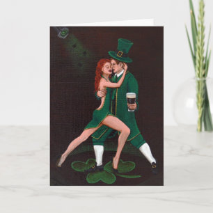 Tarjeta "Un tango de champaña"