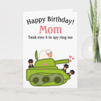 Un tanque divertido ewe personalizado de un juego
