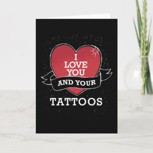 Tarjeta Un tatuaje en el día de San Valentín