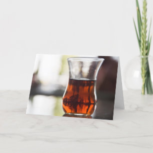 Tarjeta Un té turco para uno