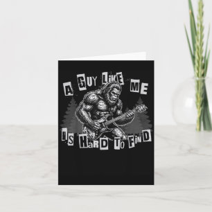 Tarjeta Un tipo como yo es difícil de encontrar Bigfoot di