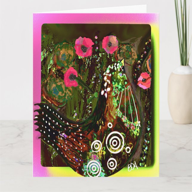 Tarjeta Un Toque de Belleza Surrealista (Anverso)