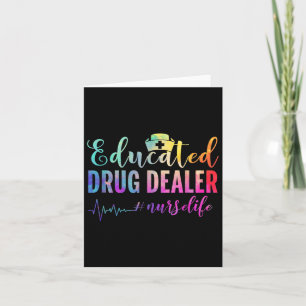 Tarjeta Un traficante de drogas con educación.