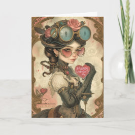 Tarjeta Un Valentine Steampunk