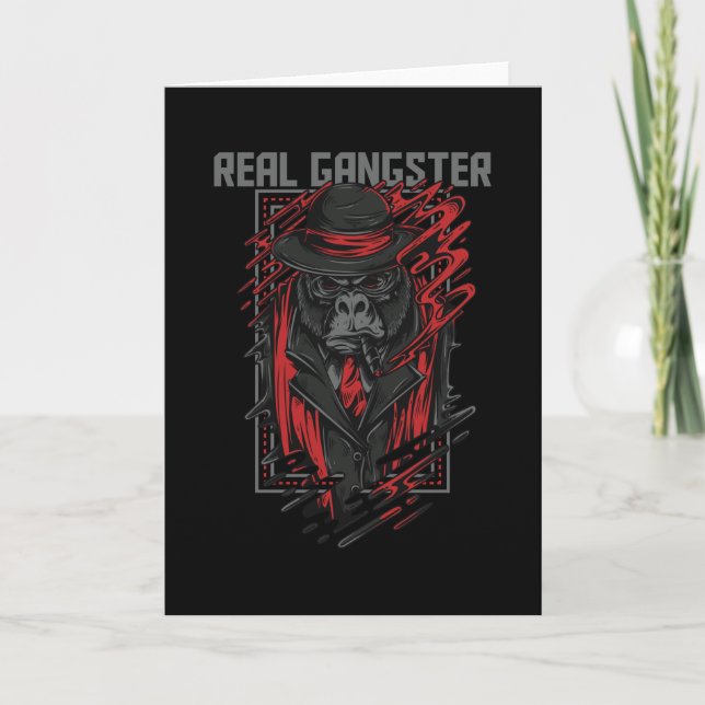 Tarjeta Un verdadero gangster (Anverso)