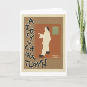 Tarjeta Un viaje a Chinatown