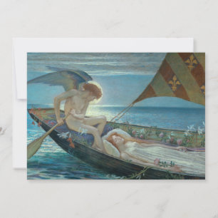 Tarjeta Un viaje de ensueño   Walter Crane