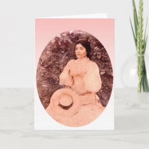 Tarjeta Un viejo día de madres