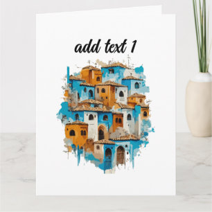 Tarjeta Un vistazo hacia atrás: Los tesoros de Chefchaouen