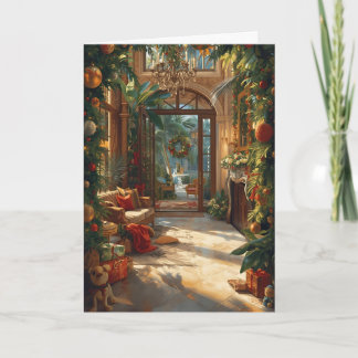 Tarjeta Una bienvenida tropical para Año Nuevo